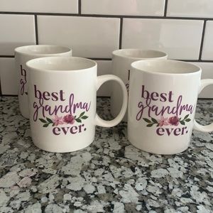 Best Grandma Ever mugs - four total! Brand new from Cracker Barrel.